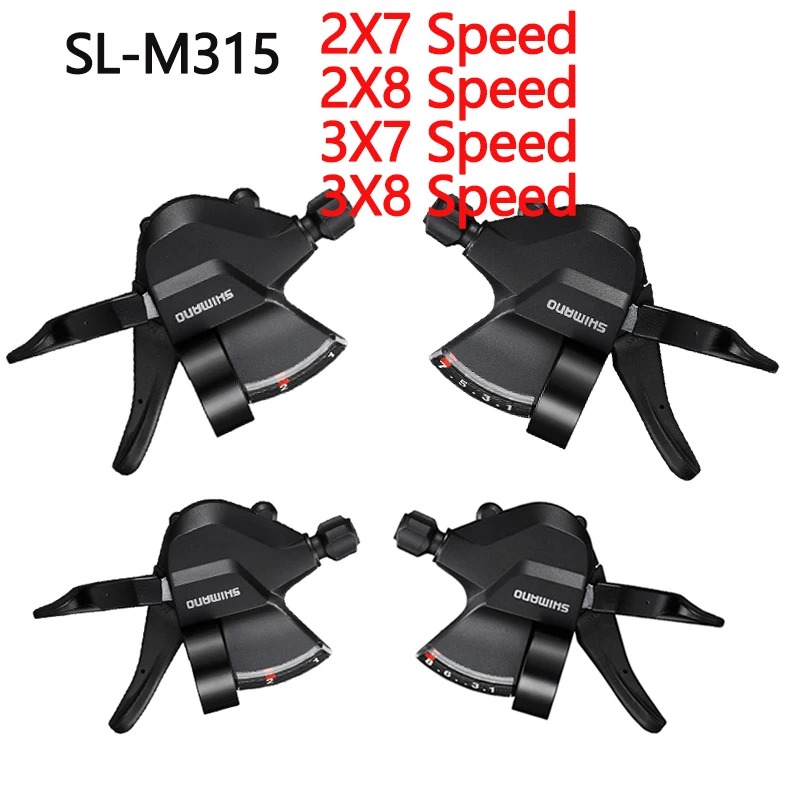 

SHIMANO Altus SL-M315 7/8 Speed Shifter Trigger 2x7 2x8 3x7 3x8 14/16/21/24 Speed MTB Bike Left/Right Shift Lever M315 M310