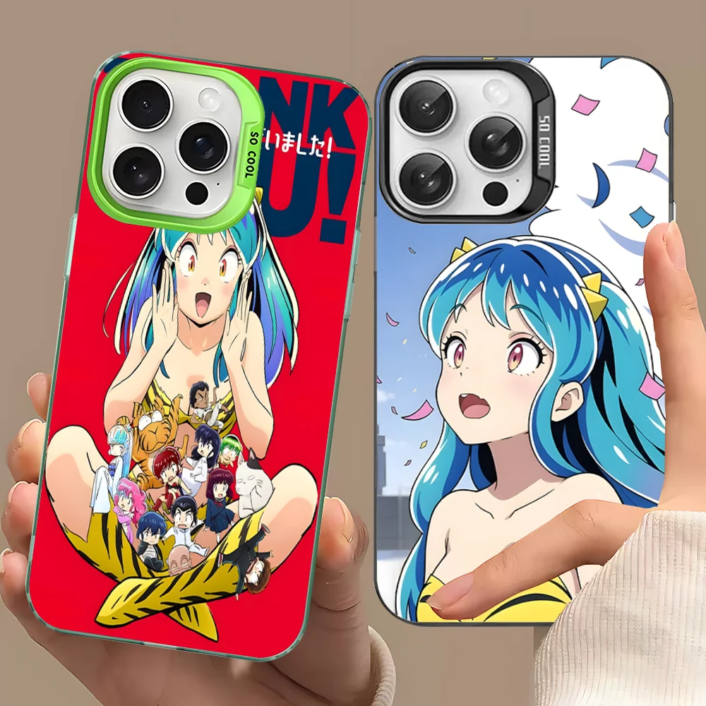 Чехол для телефона Urusei Yatsura с аниме iPhone 16 15 14 13 12 11 Pro Max X XR XSMAX 8 7 Plus матовая