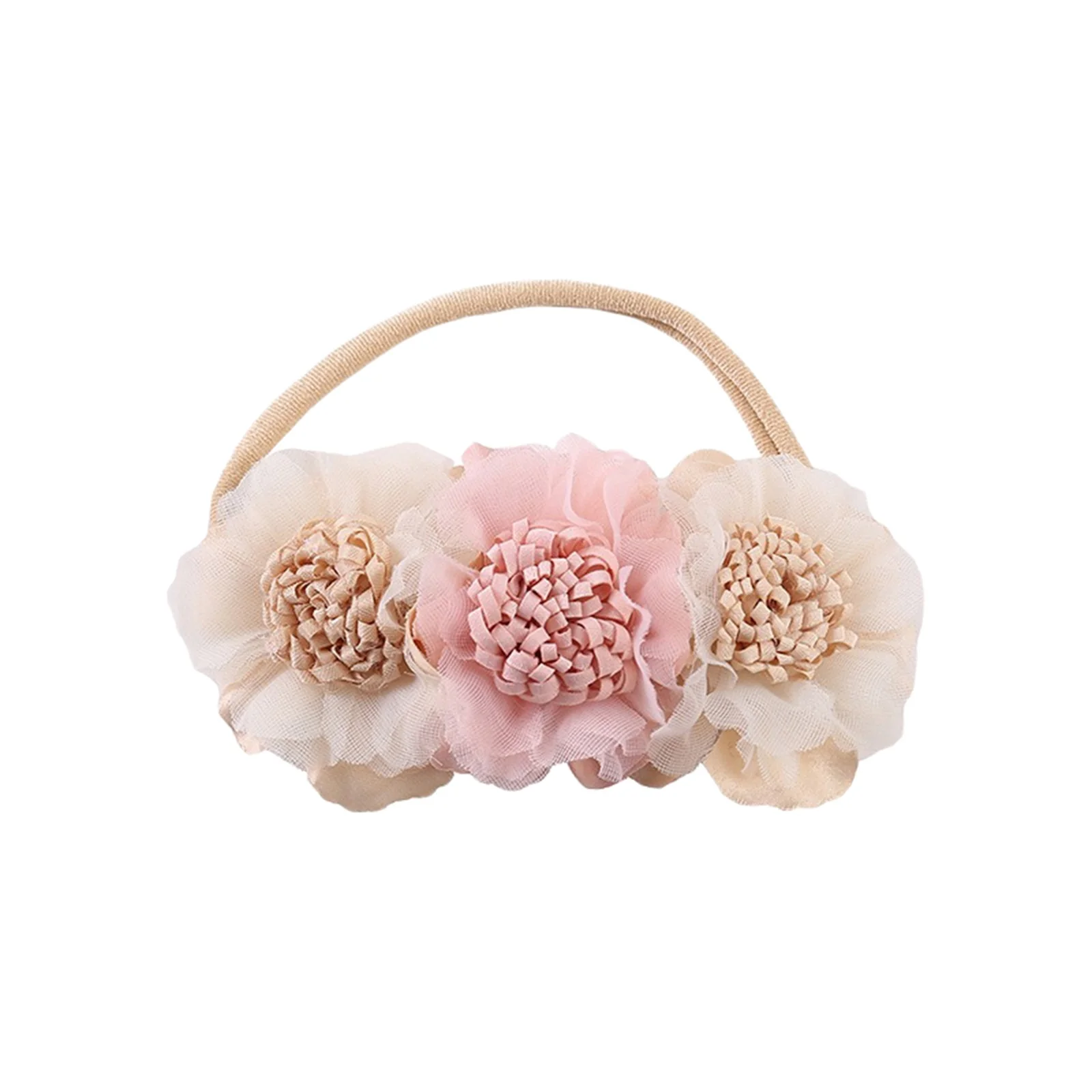 

Girls Headbands Soft Elastic Flower Headband Photo Props Hair Accessories for Casual Daily