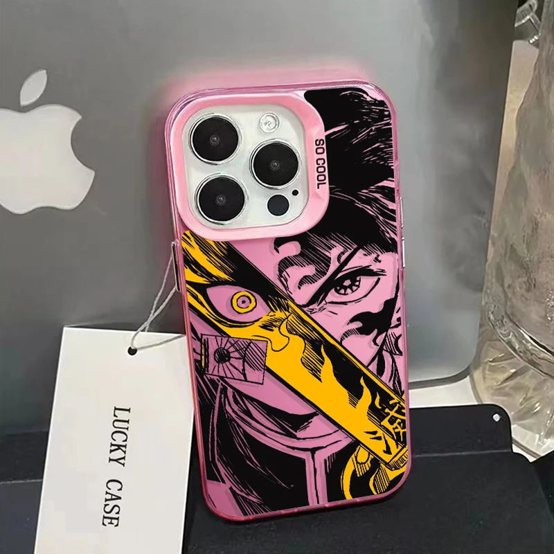 Фото Demons Slayers Kimetsus Phone Case for Xiaomi Redmi Note 7 8 9 9S 10 11 12 13 Pro Plus 4G 5G Anti Fall Matte Back Cover №4