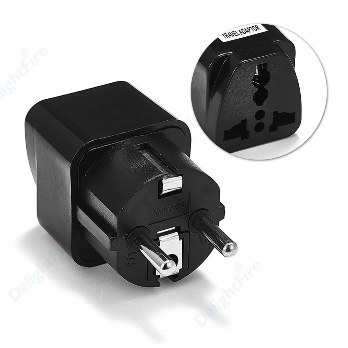 Ac Converter Us To Eu Korea Spain France Russia Germany Ac Power Adapter Electric Socket Outlet