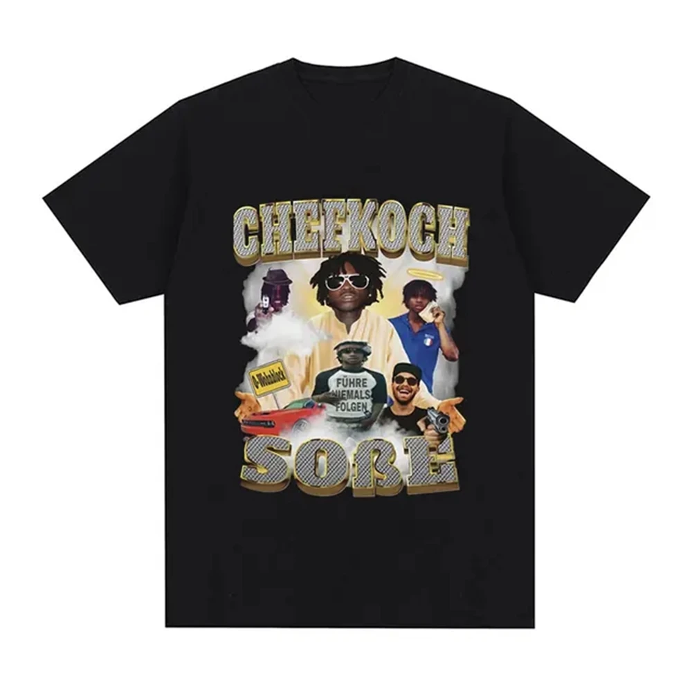 Футболка Мужская Одежда Homme Рэпер Chief Keef Graphic Harajuku Luxus Marken Playeras De mujeres 10476