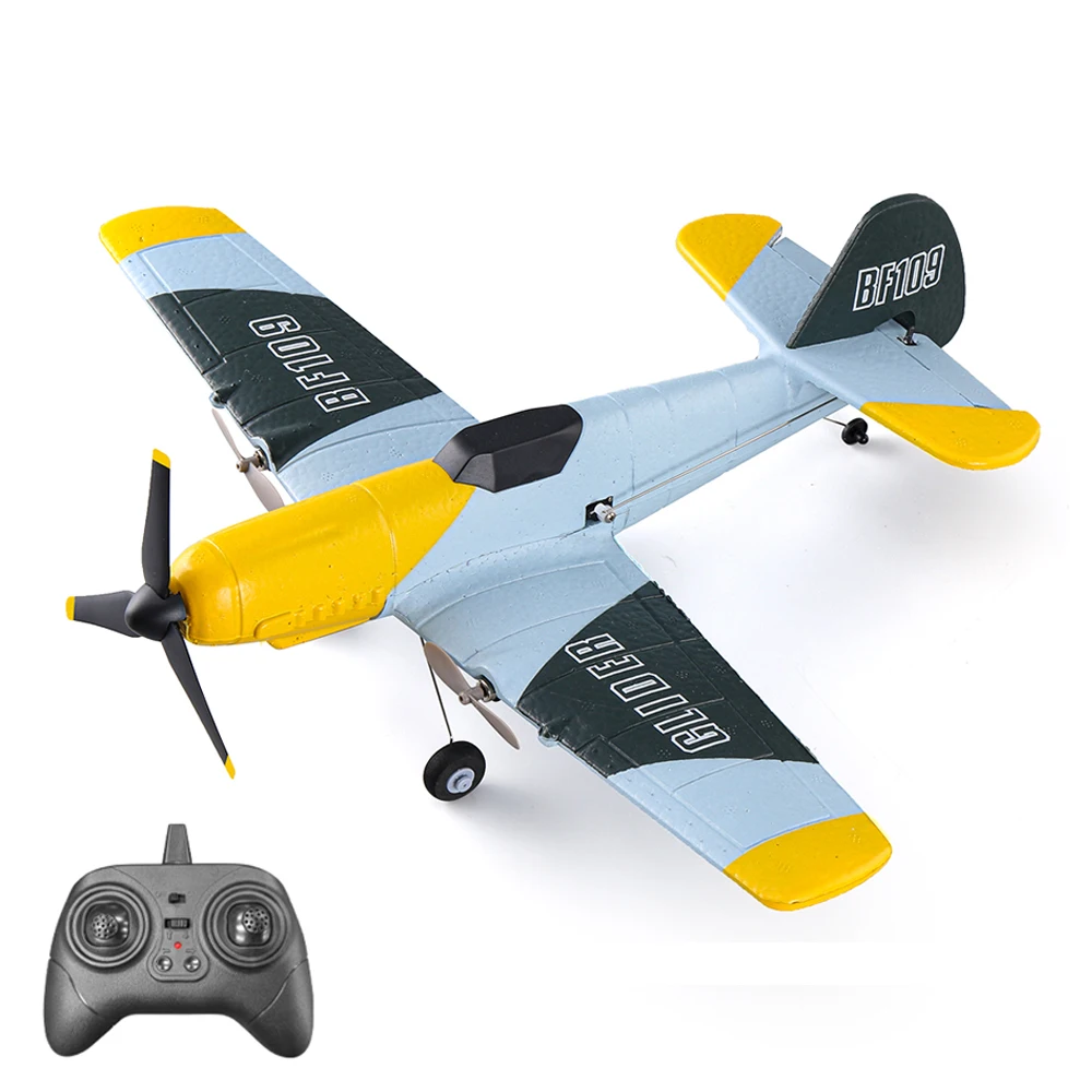 

Радиоуправляемый самолёт BF109, 2,4 ГГц, 3 канала, стандартный солдат, миниатюрная модель RTF EPP, система стабилизации самолета, детские игрушки для мальчиков