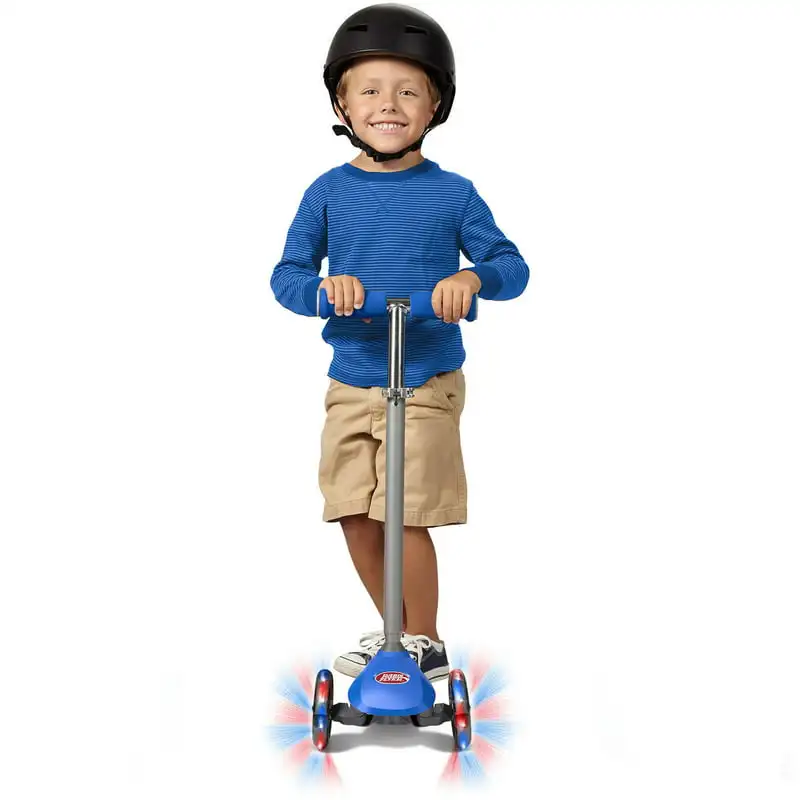 

Cool Blue Light Up Wheels Lean to Steer Lean 'N Glide Scooter