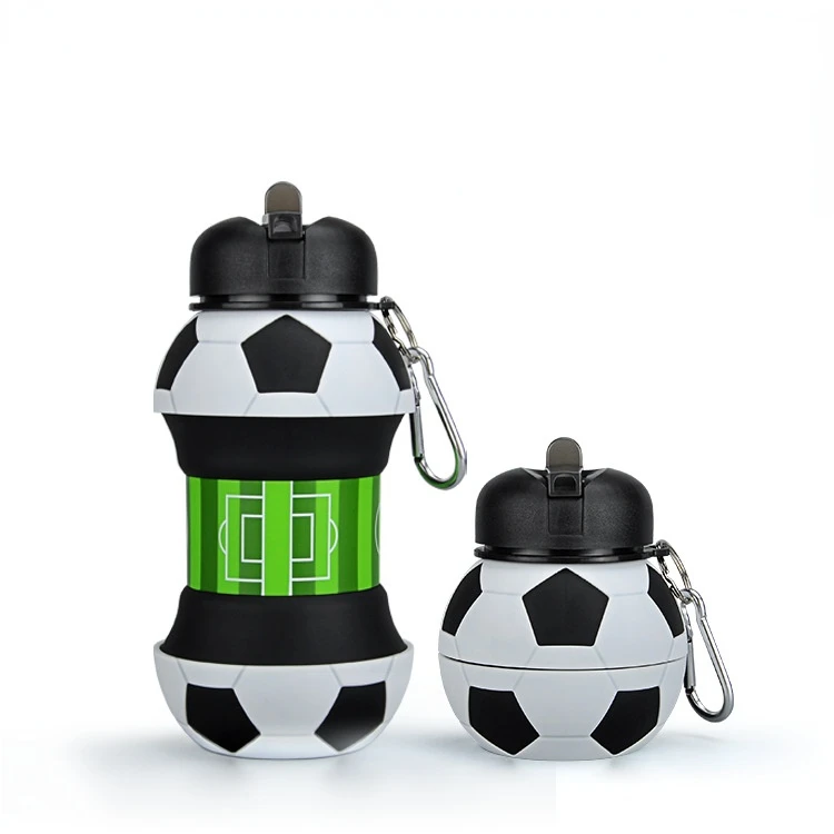 

Outdoor Sport Water Bottle Household Silicone Folding Cup Cute Student Water Cup Portable Anti-fall Leak-proof Child Water Cup