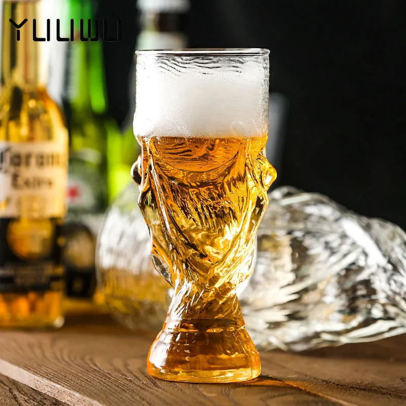 

830ml Tumbler Stemless Wine Glass Bar Cup Hercules Beer Glass World Cup Glass Juice Beer Cup Champagne Glasses