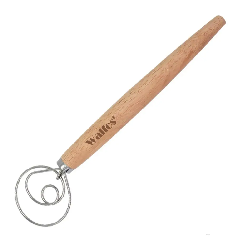 

Stainless Steel Dough Whisk cake Bread Pastry Dough Mixer Stick Handle Egg Beater Tools Baking Pastry Blender