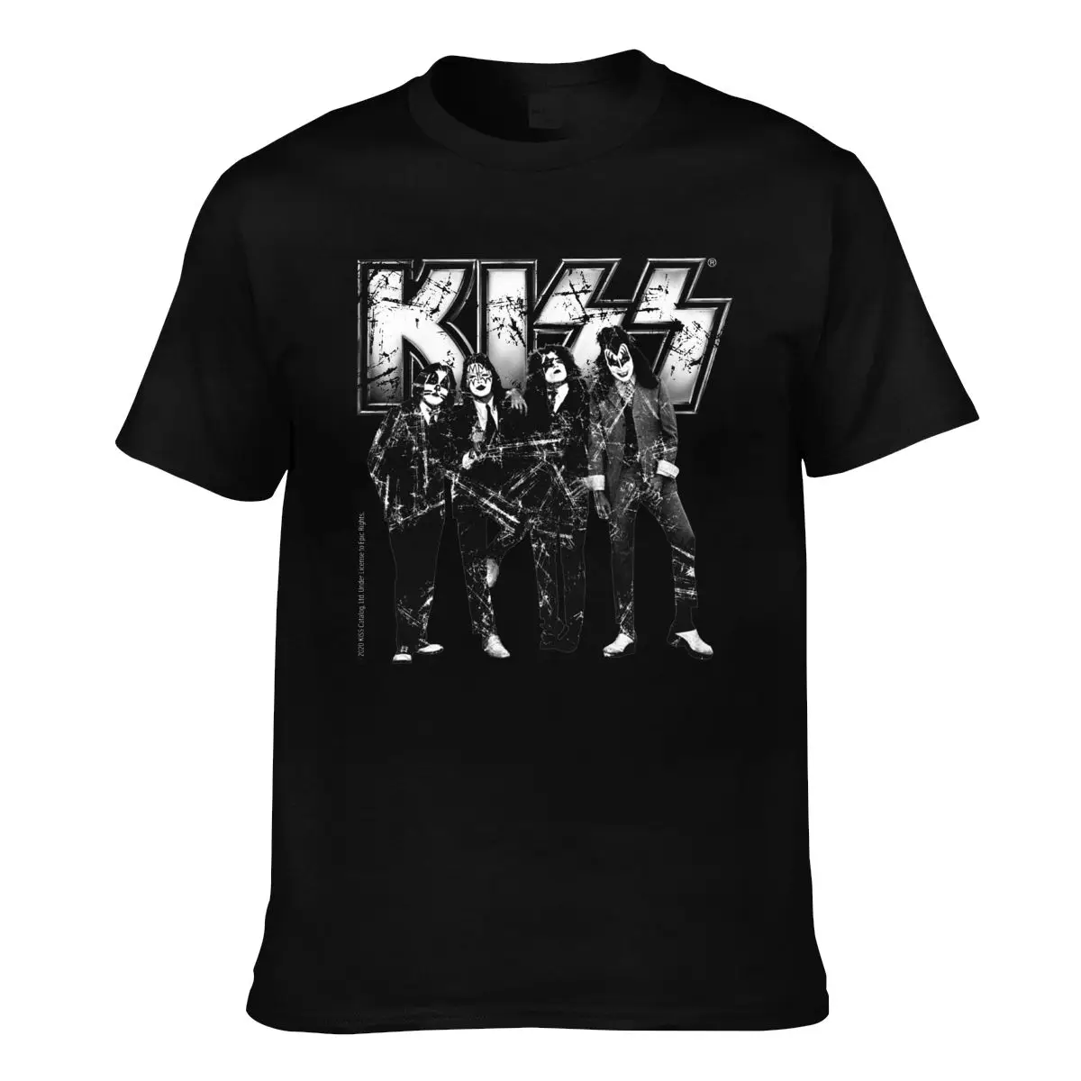 

Men's T-Shirts KISS The Band Popular T Shirts band fanart rock streewear singer Summer Tee Shirt Crewneck Top Tees