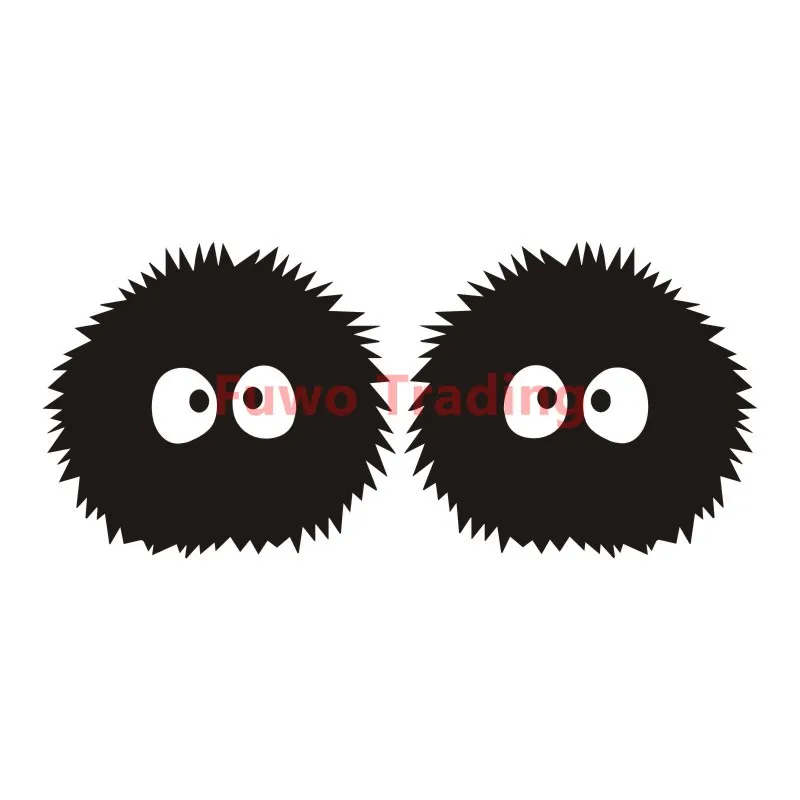 

Fuwo Trading Car Sticker Spirited Away Dust Bunnies CarMotorcycles Stickers Reflective PVC Car Styling Custom Personality