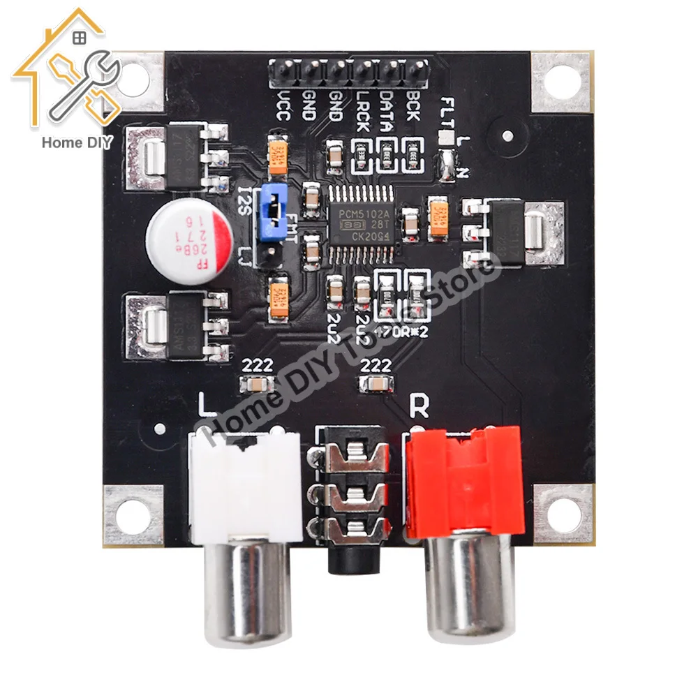 PCM5102 DAC декодер I2S плеер сборная доска 32 бит 384K Beyond ES9023 PCM1794 для Raspberry Pi PCM5102 DAC декодер I2S плеер сборная доска 32 бит 384K Beyond ES9023 PCM1794 для Raspberry Pi