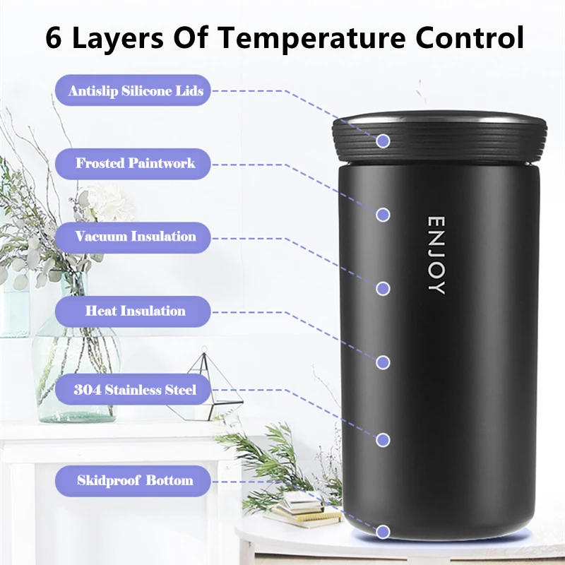 350 мл 304 стандартная кружка из нержавеющей стали кофейная чашка с крышкой