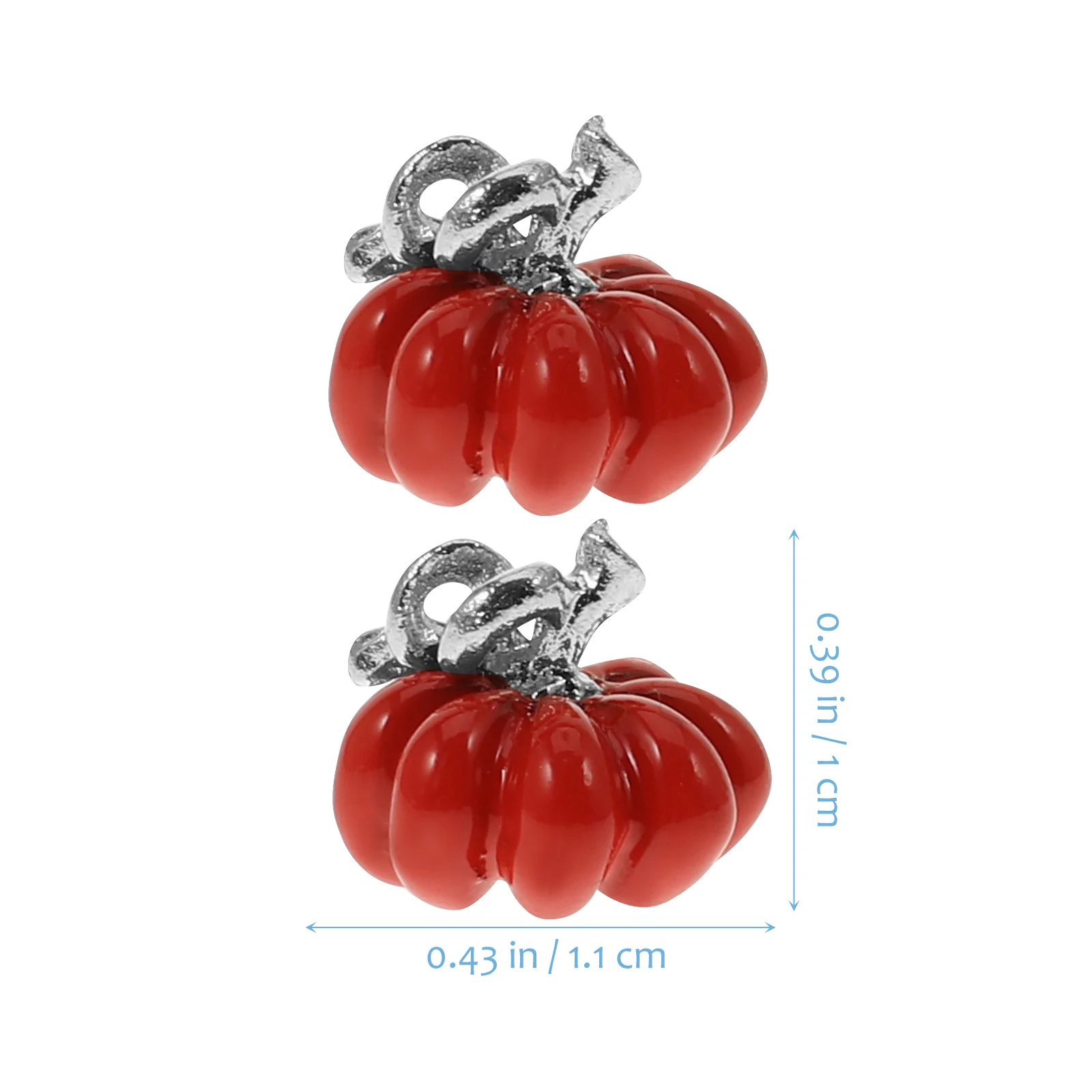 10 шт. подвески в виде тыквы из сплава на Хэллоуин аксессуары для изготовления