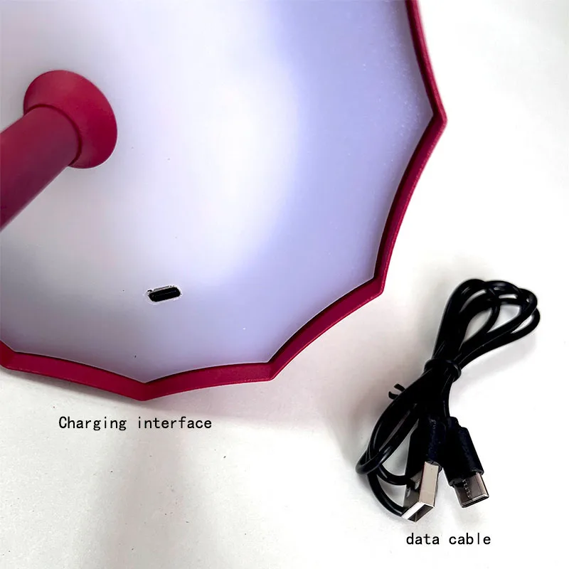 Аккумуляторная Настольная лампа с регулируемой яркостью 3 цвета LT049