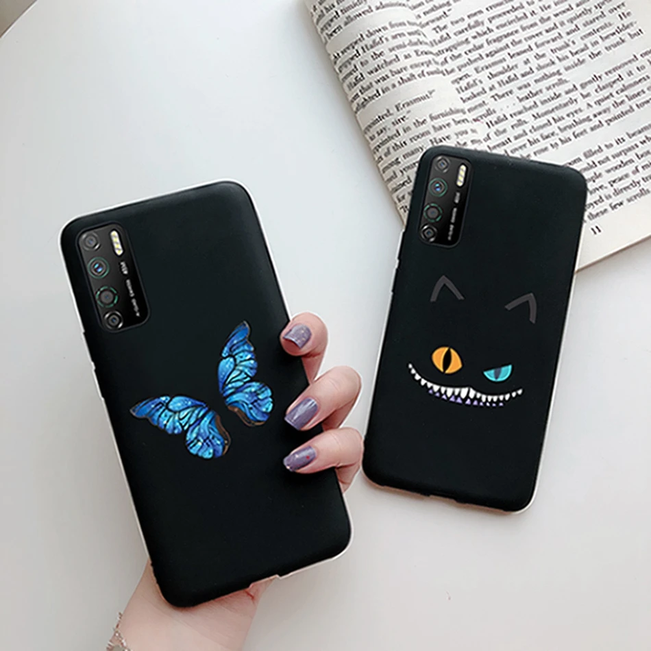 Для Infinix Note 7 Lite X656 мягкий силиконовый мультяшный милый чехол с цветочным рисунком