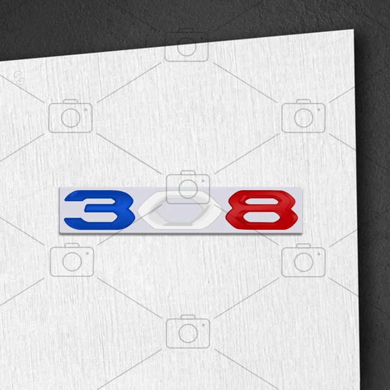 Металлический корпус автомобиля для Peugeot 508 408 308 208, логотип, французские трехцветные наклейки с буквами, Стайлинг, значок, эмблемы на крыло багажника, наклейка