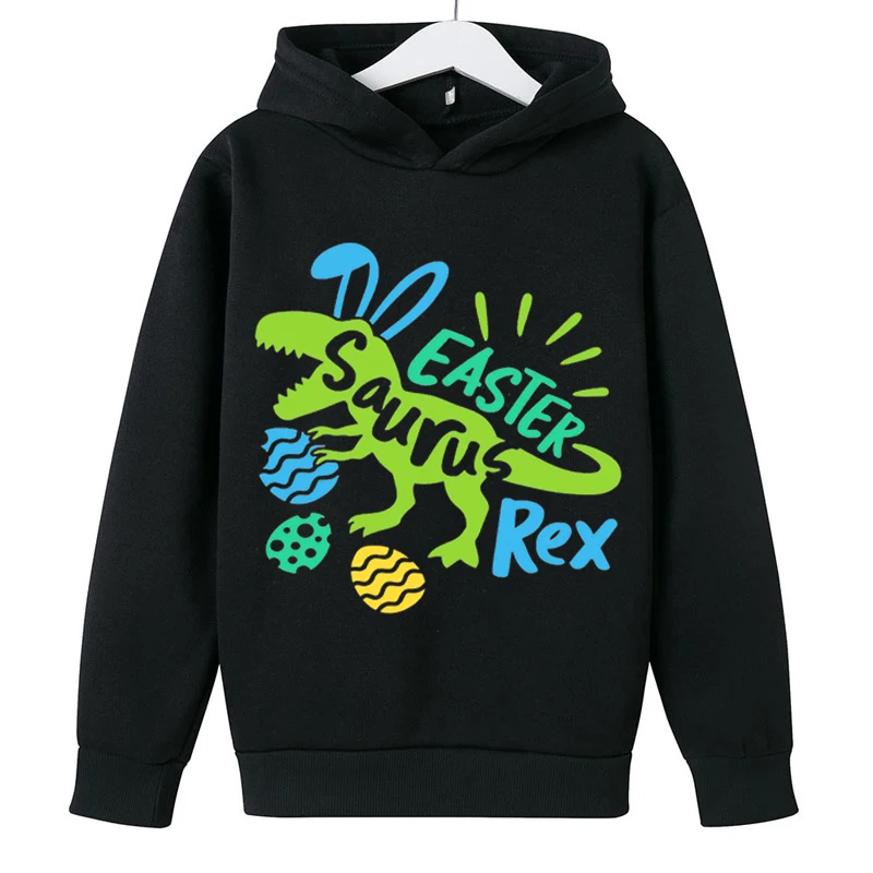 

Детская толстовка с капюшоном в стиле Харадзюку на День Св. Патрика, кавайная одежда на Пасхальный день, свитшот с капюшоном для мальчиков и ...