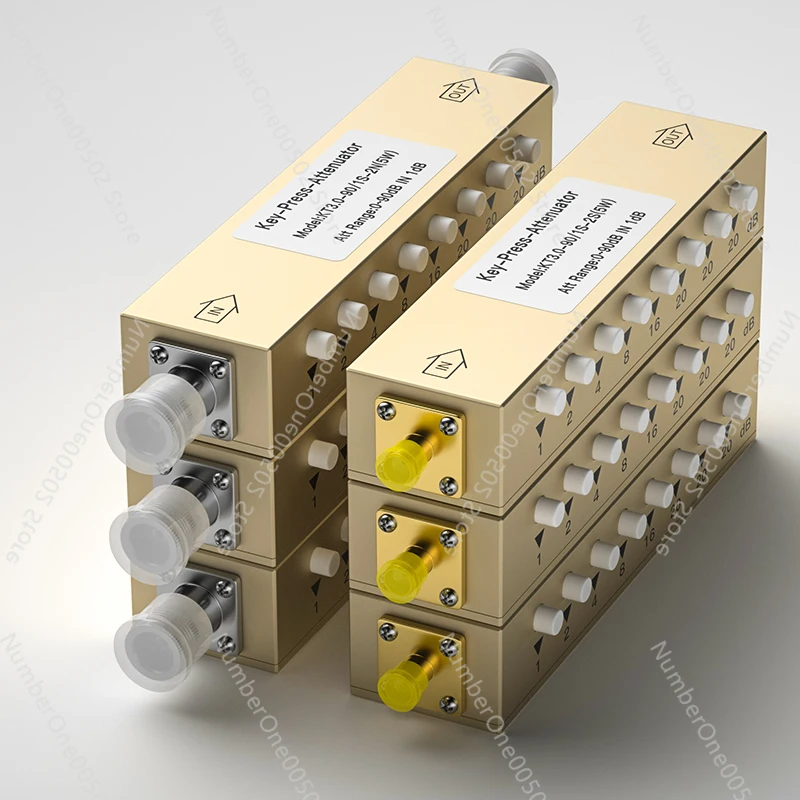 SMA / N Type RF Регулируемый сигнальный аттенюатор 0-90 дБ шаговый