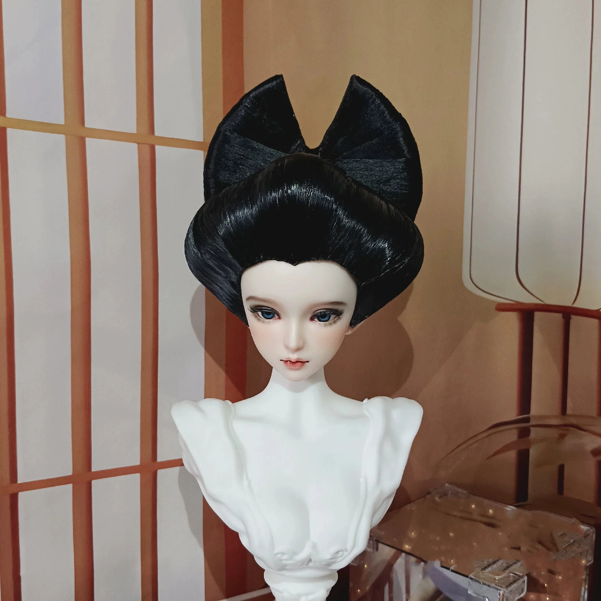 Парик для шарнирной куклы в старинном стиле 1/4 1/3