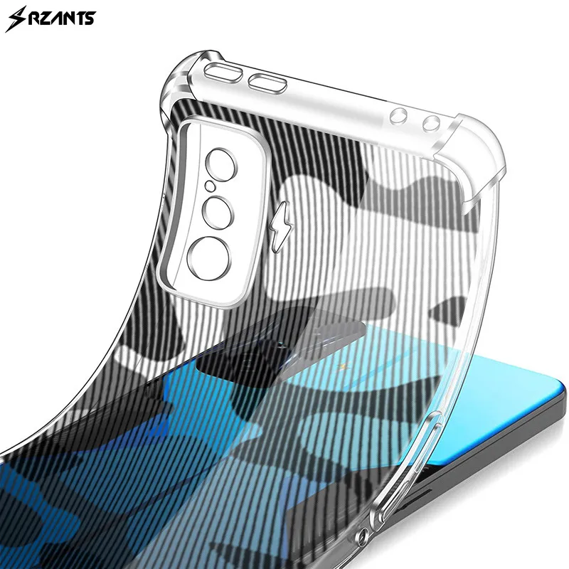 

Rzants Camouflage Case For Xiaomi Poco F4 GT Air Cushion Shockproof Case Silicone TPU Phone Cover
