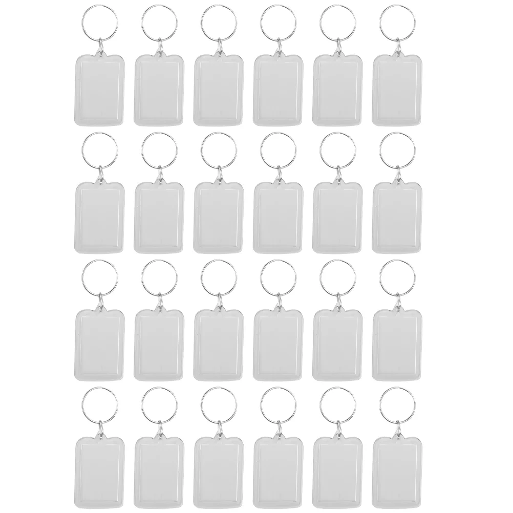 

20PCS Artwork Gift Picture Keychain DIY Birthday Graduate Gift Photos Keyring