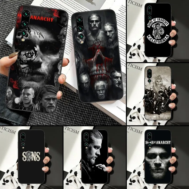 

Чехол для телефона с американским ТВ для Huawei P50 P40 P30 Pro Lite P Smart 2021 2019 Magic 3, мягкий черный чехол для телефона