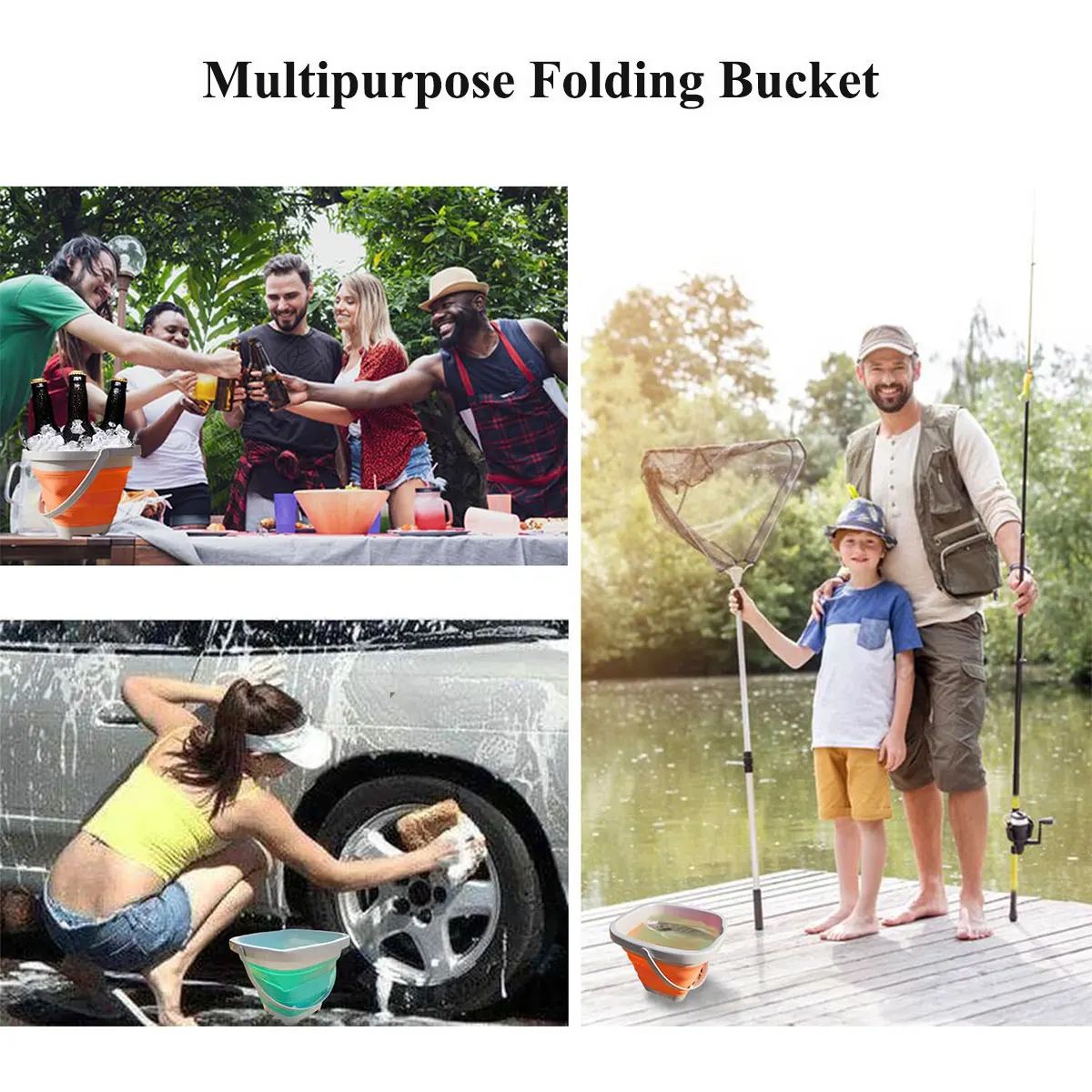 Набор для пляжа песка воды складное ведро летние игрушки детей аксессуары игр на