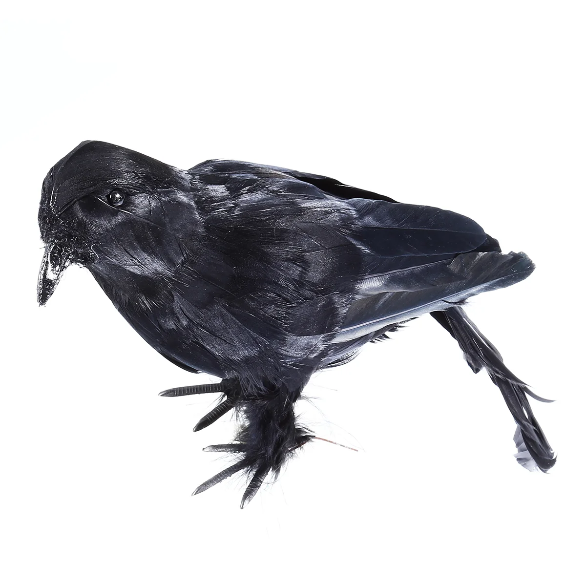 

Bird Crow Crows Prop Artificial Birds Decoration Figurine Fake Decor Black Ravens Realistic Horror Décor Scary Evil Wall Outdoor