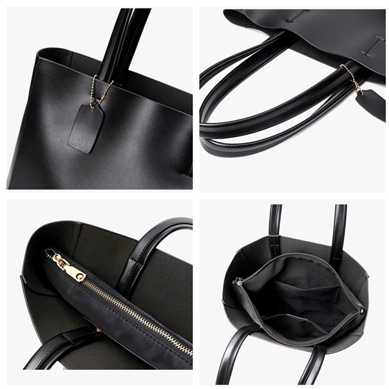 Cowhide Crossbody Bags Women Female Shoulder Sac Tote Shopper Bag Hand Shoulder Bag Luxury Designer Handbags Women's Bags Soft