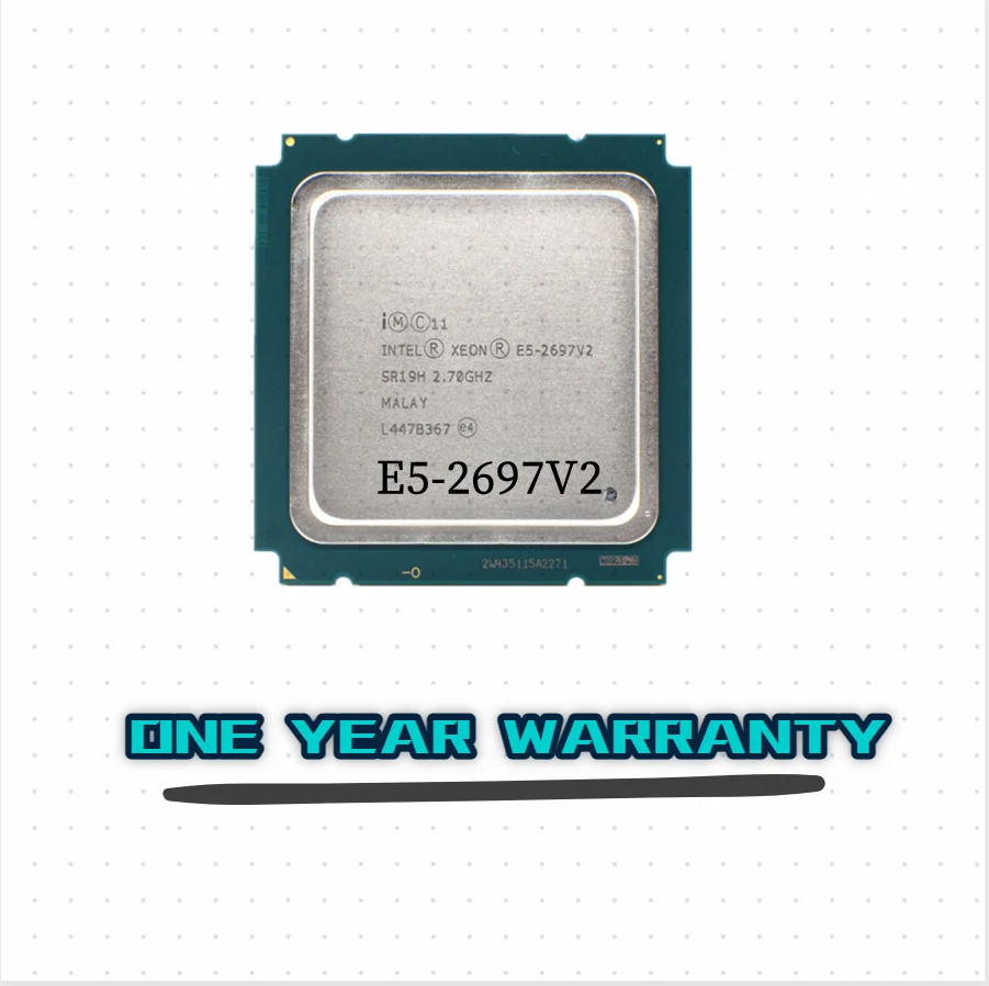 

Процессор Intel Xeon E5-2697v2 E5 2697v2 E5 2697 v2 2,7 ГГц, двенадцатиядерный, двадцать четыре потока, процессор 30M 130 Вт LGA 2011