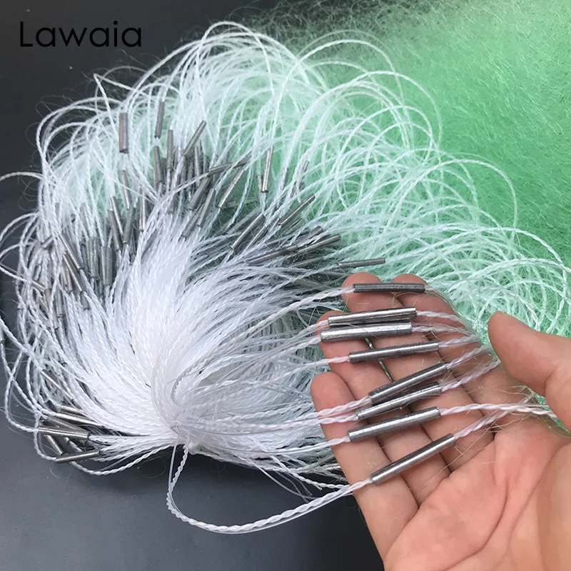 Lawaia 80M Fishing Net Single Layer Gill Net with Long Lead Pendant  Nylon Sinking Fishing Trap Network Plastic Float Sticky Net