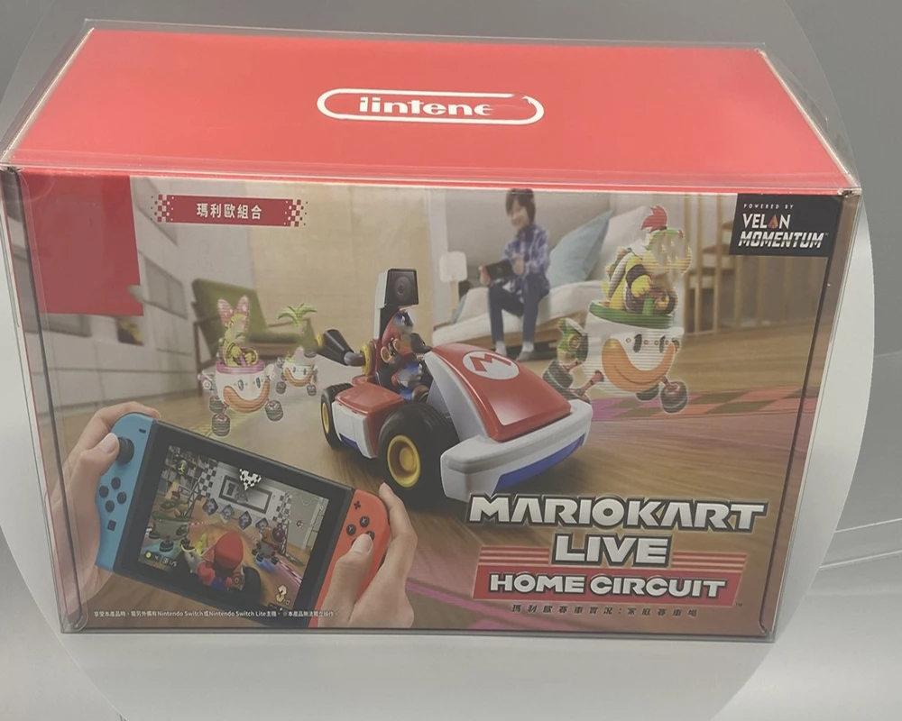 

Transparent Box Protector For Mario Kart Live: Home Circuit Collect Boxes For Nintendo Switch NS Game Shell Clear Display Case