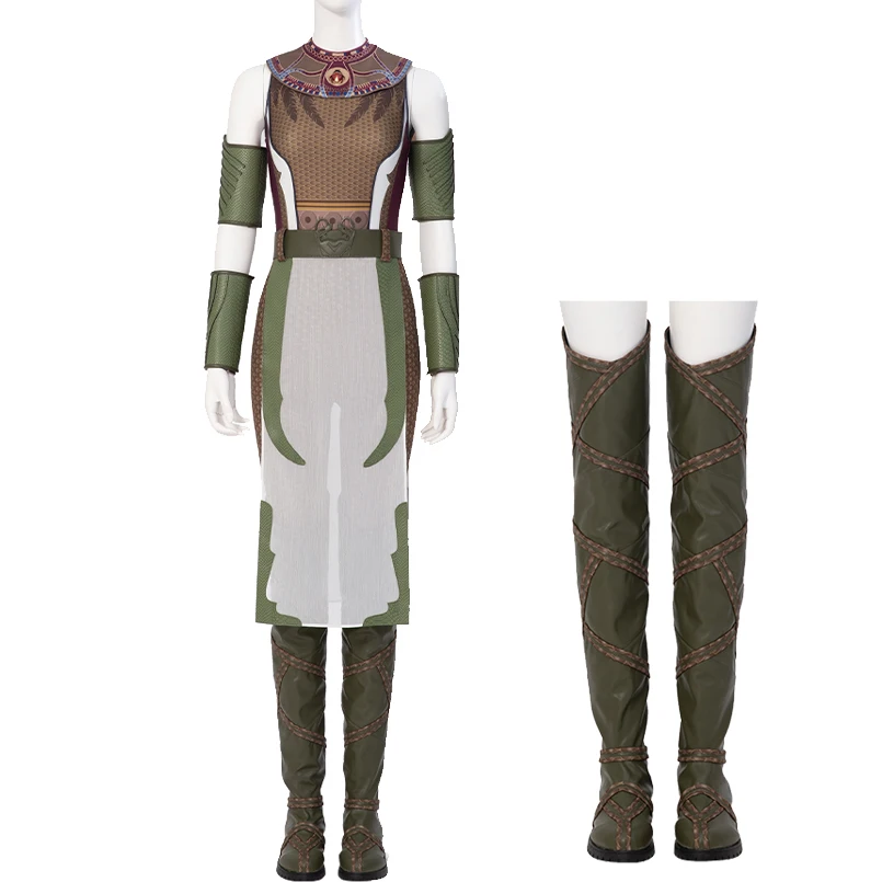 

Halloween Carnival Moon Mr Knight Superhero Cosplay Layla Costume Adult Women Complete Battle Outfit With Boots