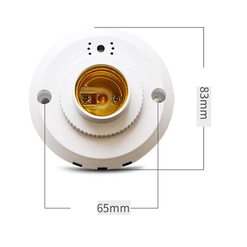 Новый держатель для лампы с резьбовым проводом E27 коридора