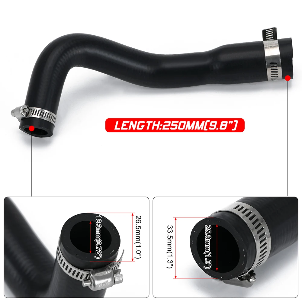 Шланг заливной горловины и комплект топливных шлангов с 4 зажимами для Jeep Wrangler 87-95