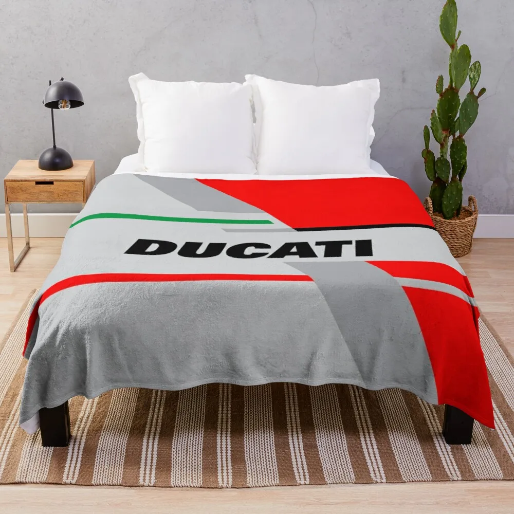 

DUCATI Team R Throw Blanket softest blanket blankets for sofas large fluffy plaid