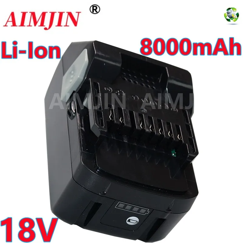 Сменный литий-ионный аккумулятор 18 в 8000 мАч для HITACHI BSL1820 BSL1840 BSL1850 BSL1860B BSL1830B