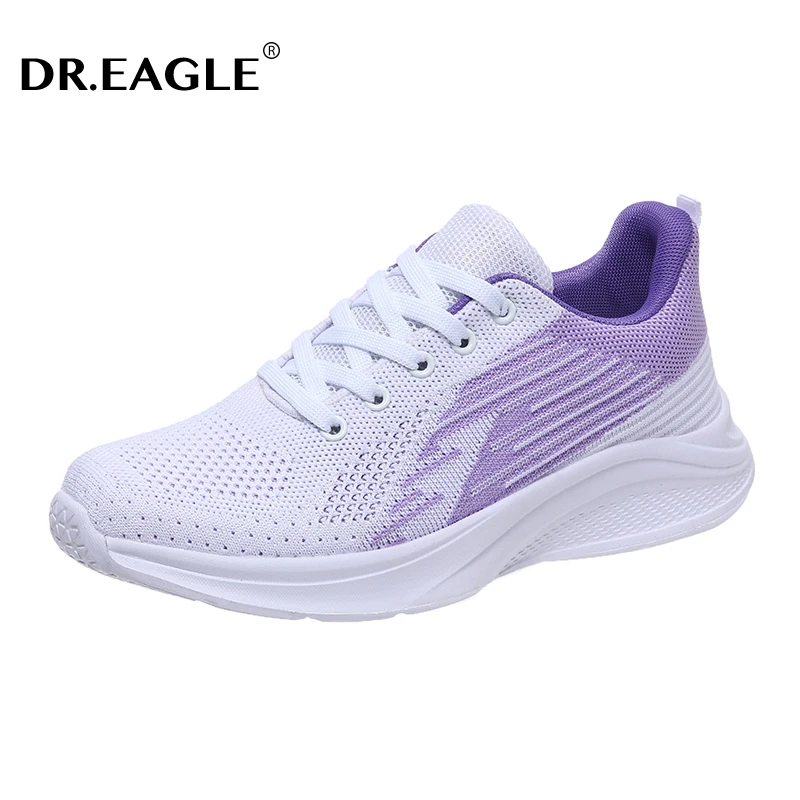

Женские кроссовки на платформе DR.EAGLE, повседневные спортивные туфли на плоской подошве, лоферы для женщин, большой размер 41, летняя обувь