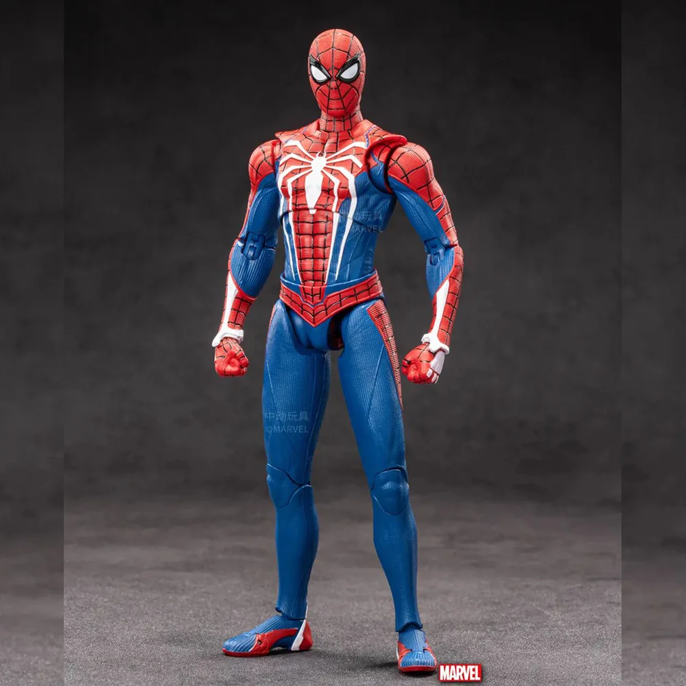 Фото Игрушка ZD Toy Spider-Man: Новая фигурка Человека-паука Питера Паркера (PS4) в золотом, черном, красном и железном костюмах, а также фигурка Железного Паука Хобби Брауна. Подарок. №3