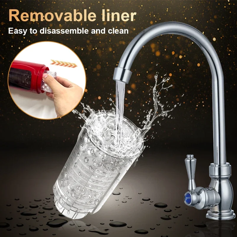 Телескопический автоматический мужской мастурбатор вращение влагалища