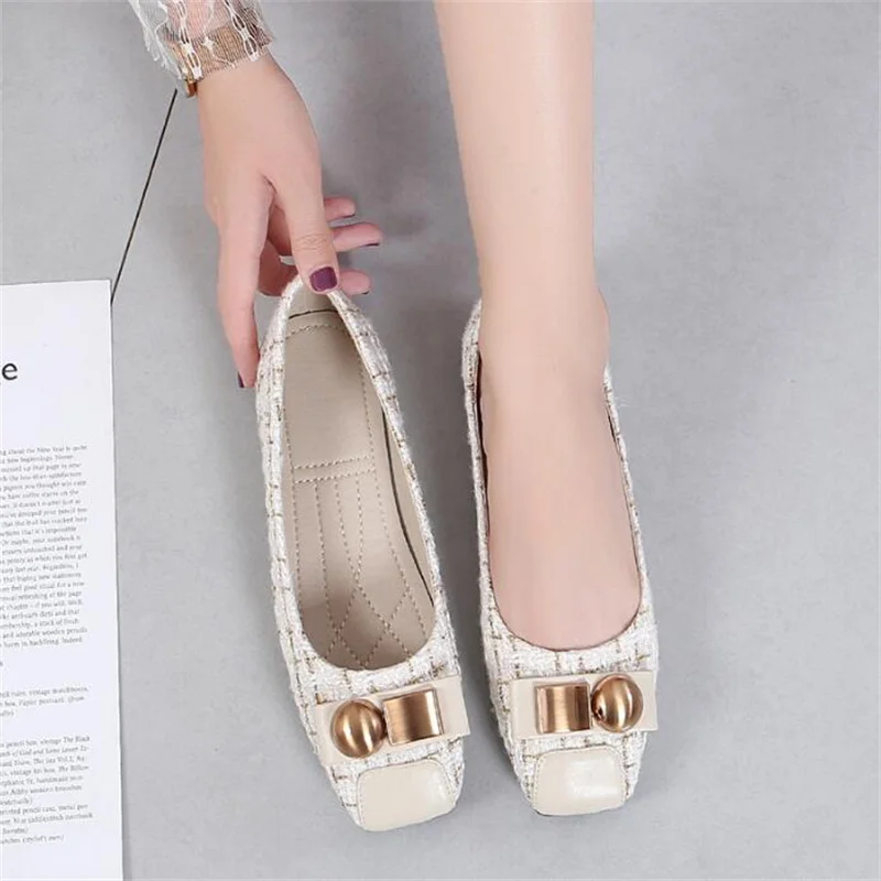 

Woman Flats Shoes Fashion Casuales Slip-on Ballerina Flat Shoes Women Loafers Ladies Spring Autumn Zapatos Planos De Mujer New