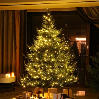 2022 new 2.4m PE+PVC Christmas Tree decoration home large lantern pendant encryption | Дом и сад