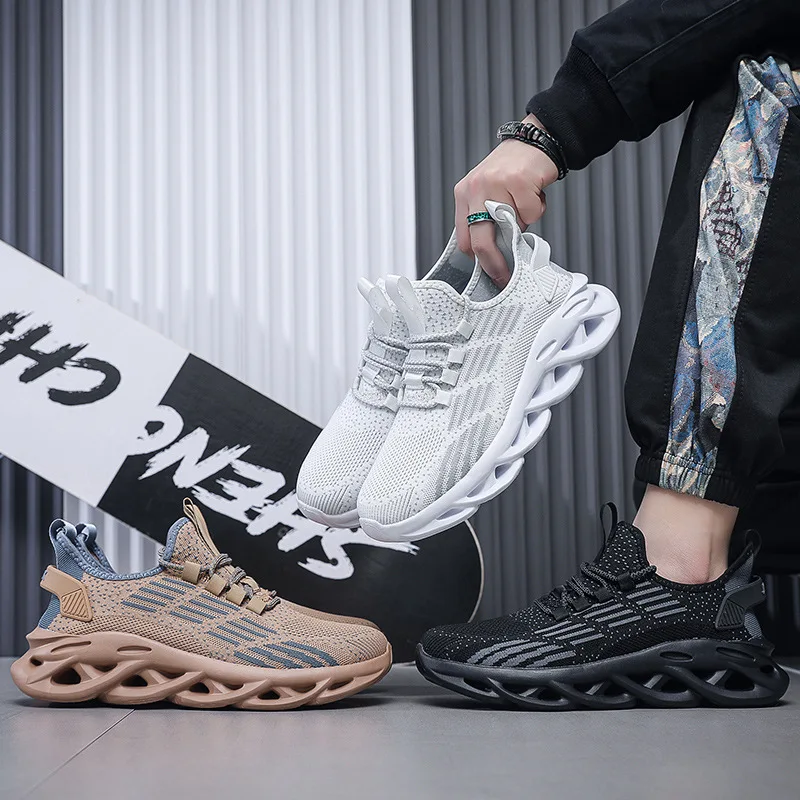 Мужские Летние 2024 Ультра-яркие Дышащие Повседневные Кроссовки Для Бега И Фитнеса