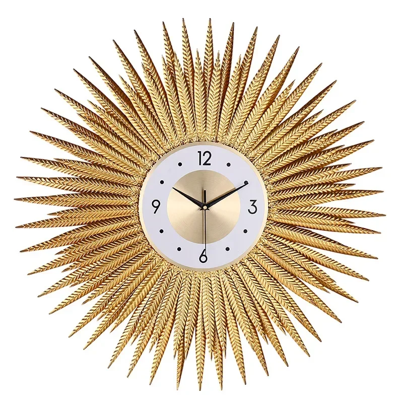 Light Luxury Versatile Living Room Clock Creative Home Decoration Wall Simple and Fashionable TV Background Crafts
