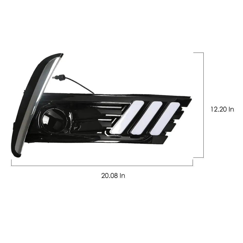 Автомобильные светодиодные дневные ходовые огни для Toyota Corolla 2017-ON с указателем