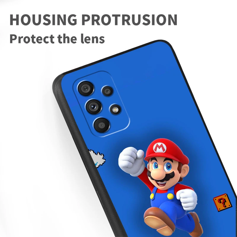 Аниме Supers M-Marios мультфильм для Samsung Note 20 10 Ultra Plus A31 A14 A12 A70 A34 A25 A04 A05 A15 A24 фотообои