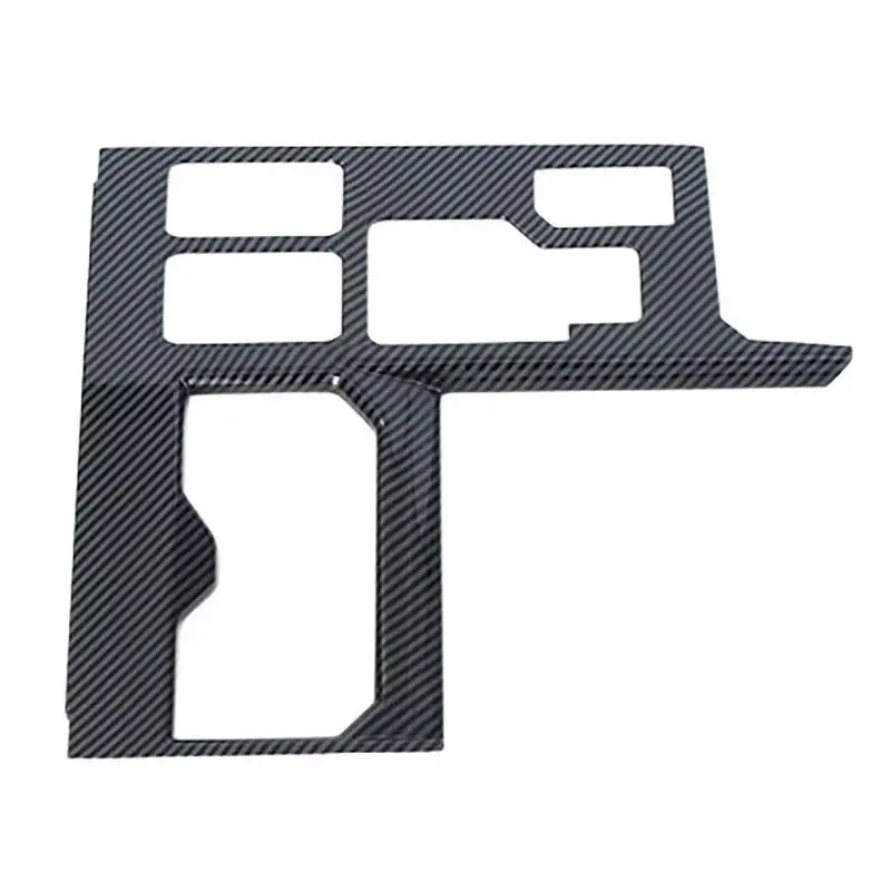 

Автомобильная коробка переключения передач из настоящего углеродного волокна, панель, рамка, наклейка, центральная консоль, панель, ободок, полоса для Toyota 2014-2018