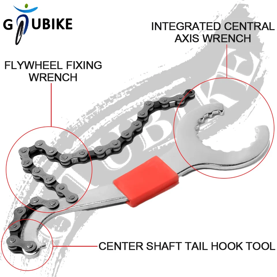 Велосипедный ключ GTUBIKE многофункциональный инструмент Три в одном с маховиком и