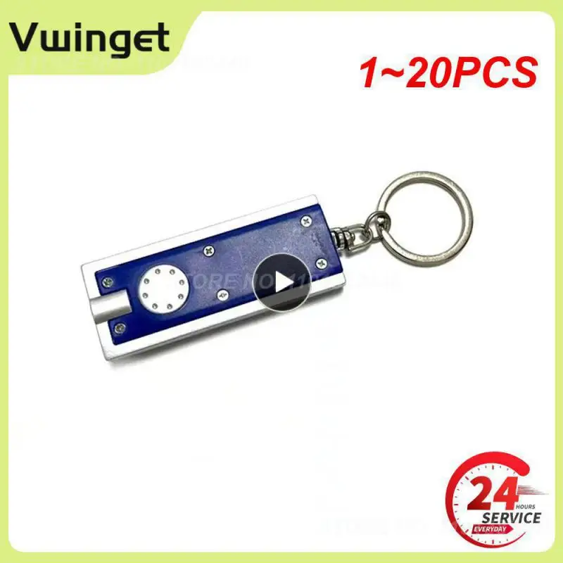 

1~20PCS Mini Flashlight Mini LED Keychain Lights Pocket-sized Keychain Flashlights Torch Emergency Light Astigmatism Light White