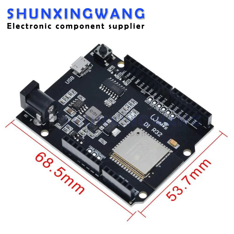 ESP32 ESP-32 WiFi Bluetooth 4 Мб Flash для Wemos D1 R32 макетная плата модуль для Arduino UNO R3