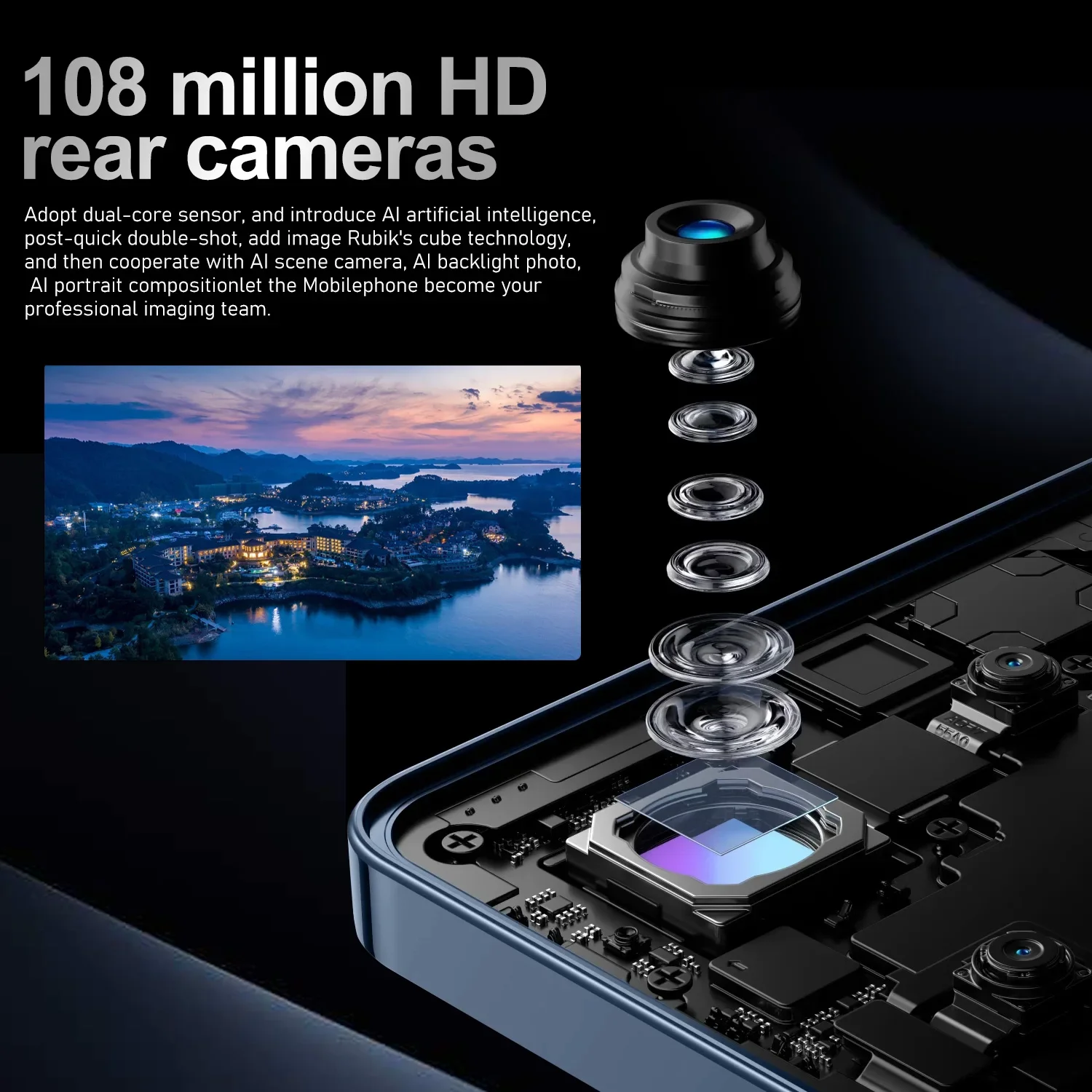 GT10 Pro Android 13\7 3-дюймовый HD-экран Dual SIM Standby 16 ГБ + 1 ТБ Память 6800 мАч 5G Snapdragon 8 Gen2 72MP 108MP